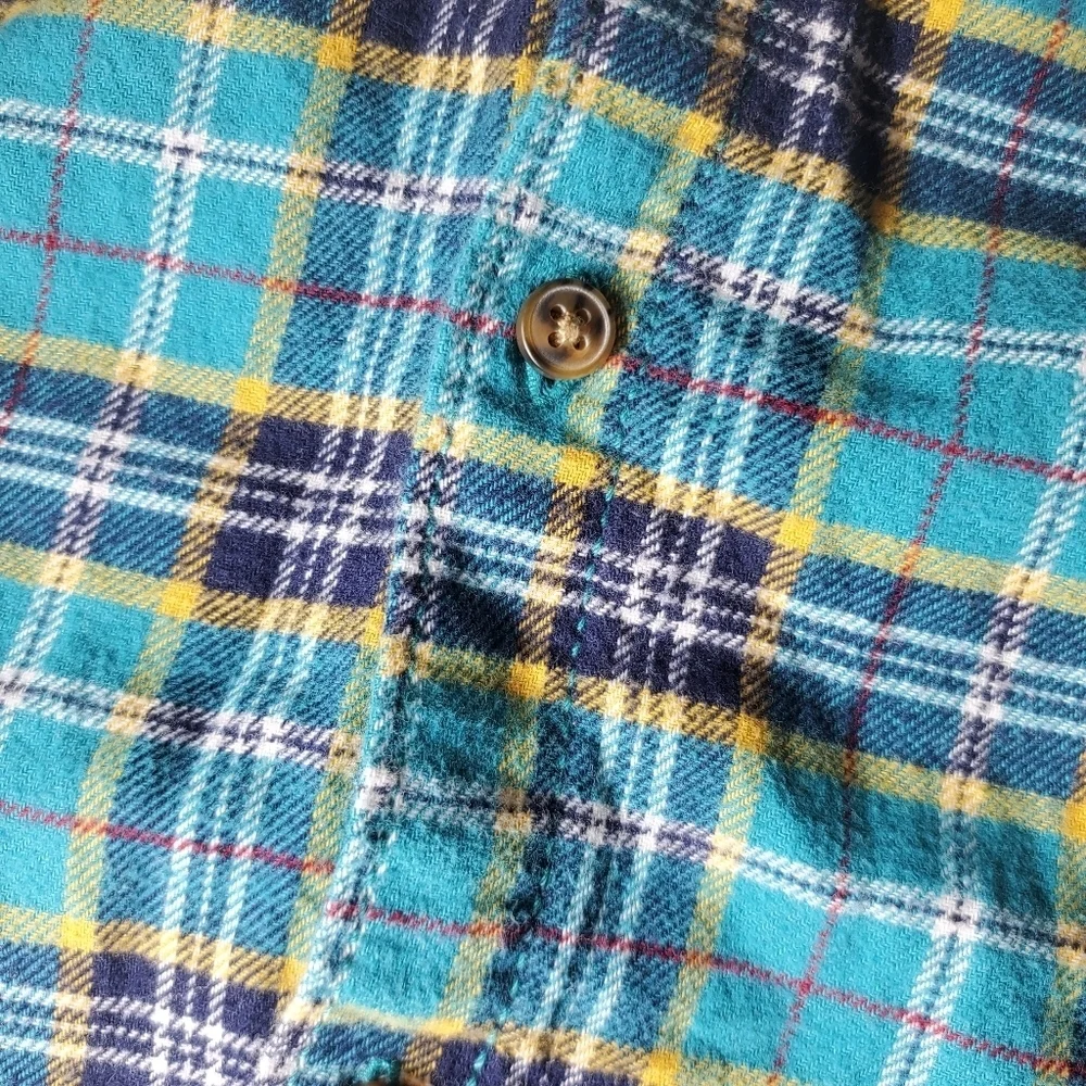 Carter's Toddler Boy Hooded Button Down Cotton Flannel Shirt Top Size 3T EUC